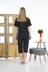 Estiva 24063 Kadın Kısa Kollu Kapri Pijama Takım