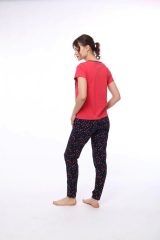 Pijadore 1447 Kadın Kısa Kollu Pijama Takım