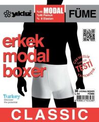 Yıldız 38 Füme Modal Likralı Boxer