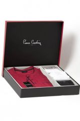 Pierre Cardin 2000 Erkek Çeyiz Takımı Bordo - M