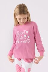 Roly Poly 3470 Garson Sweet Little Princess Kız Çocuk Uzun Kol Pijama Takım