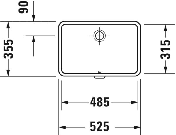 DURAVIT VERO LAVABO 485x315 MM 0330480000