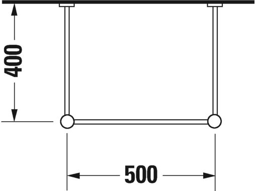 DURAVIT SCOLA METAL LAVABO KONSOLU 0030591000