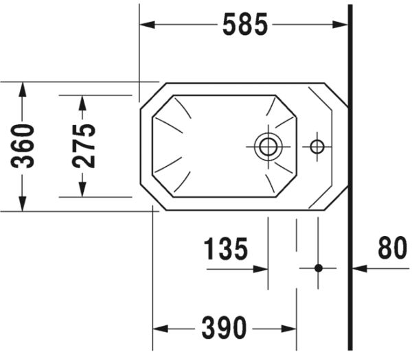 DURAVIT 1930 BIDE ASMA 1930 SERISI 0266100000