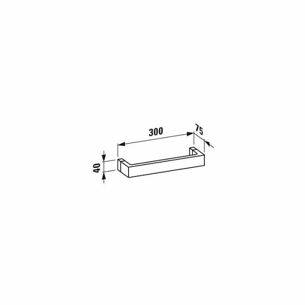 LAUFEN KARTELL HAVLULUK 30 CM SEFFAF KRISTAL H3813300840001