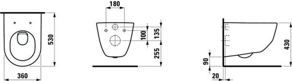 LAUFEN PRO ASMA KLOZET H8209560002301