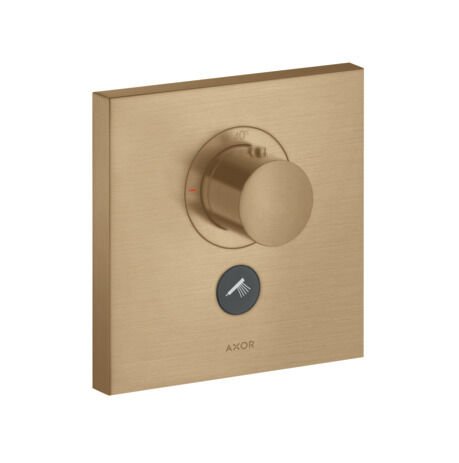 AXOR SHOWERSELECT BANYO BATARYASI TERMOSTATIK 1 CIKIS 1 CIKIS BRONZ HIGHFLOW MAT BRONZ 36716140