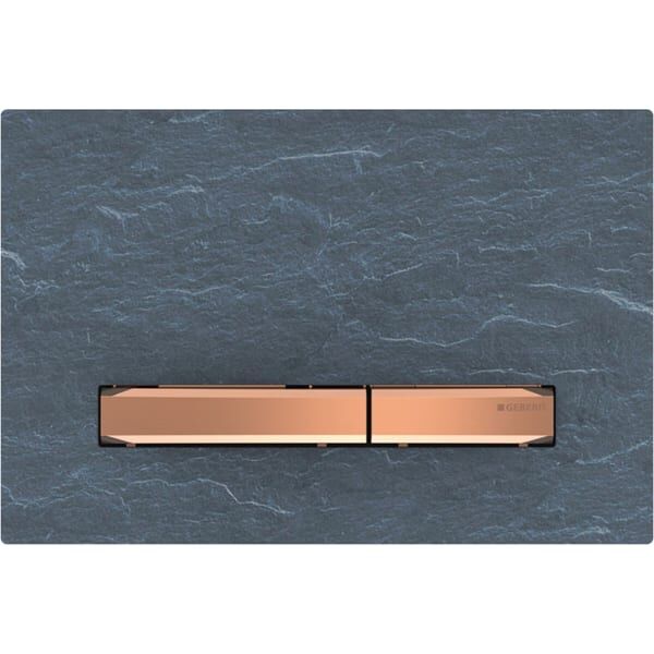 GEBERIT SIGMA50 KUMANDA KAPAGI CIFT BASMALI METAL BRONZ 115.670.JM.2