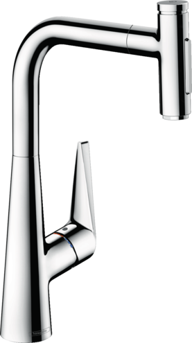 HANSGROHE TALIS EVIYE BATARYASI TEK KOLLU SELECT SPIRALLI 2JET KROM 72823000