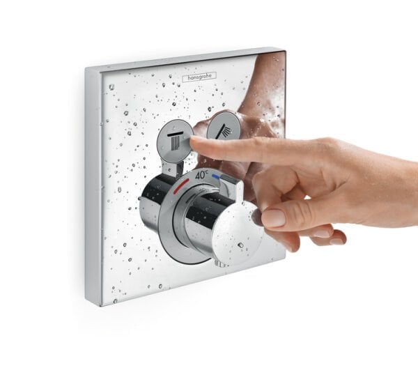 HANSGROHE SHOWERSELECT BANYO BATARYASI TERMOSTATIK 2 CIKIS SATIN BEYAZ 15763700