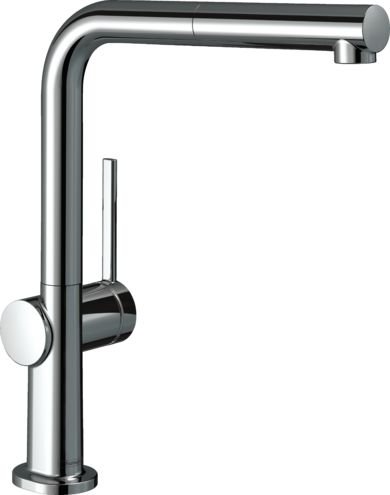 HANSGROHE TALIS M54 EVIYE BATARYASI TEK KOLLU 1JET SBOX KROM 72809000