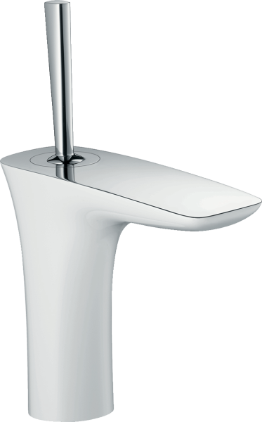 HANSGROHE PURAVIDA TEK KOLLU LAVABO BATARYASI 110 KUMANDALI BEYAZ/KROM 15074400