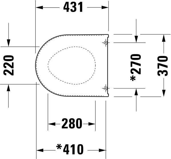 DURAVIT DARLING NEW KLOZET KAPAGI AMORTISORLU 0069890000