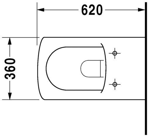 DURAVIT CARO ASMA KLOZET  0198390075