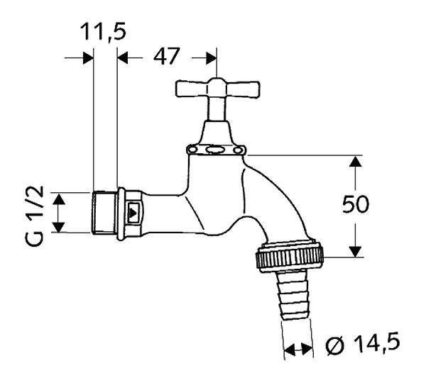 SCHELL UNIVERSAL T KOLLU MUSLUK 034050699