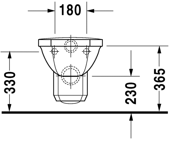 DURAVIT 1930 ASMA KLOZET  0182390075