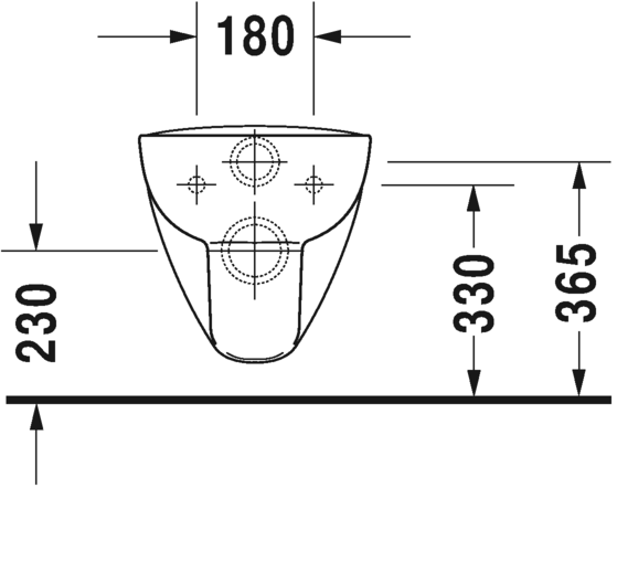 DURAVIT D-CODE ASMA KLOZET RIMLESS 25703900752