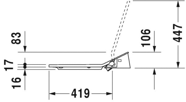 DURAVIT SENSOWASH KLOZET KAPAGI SLIM  611200002000300