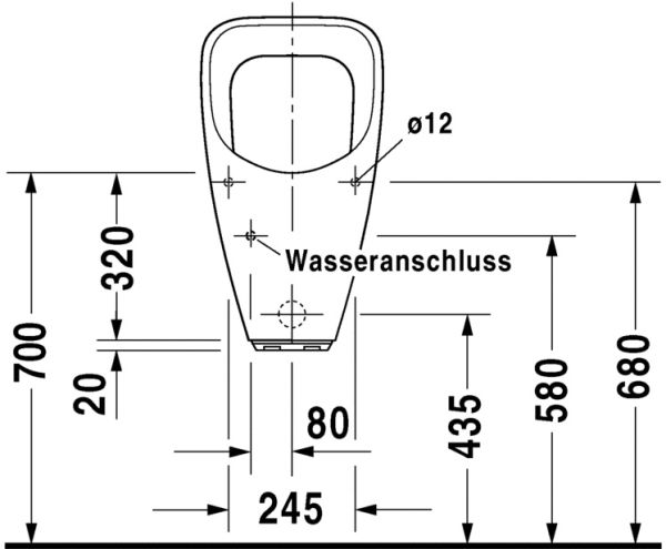 DURAVIT UTRONIC PISUAR 0830370000