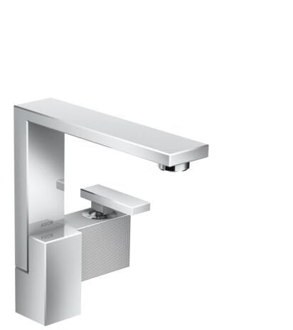 AXOR EDGE TEK KOLLU LAVABO BATARYASI 190MM ELMAS KESIM  KROM 46021000