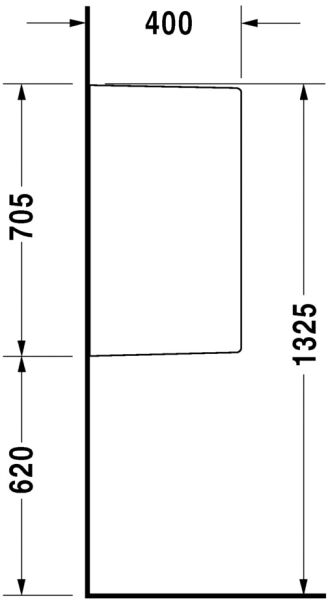 DURAVIT STARCK 3 PISUVAR ARA BOLME 8500000000