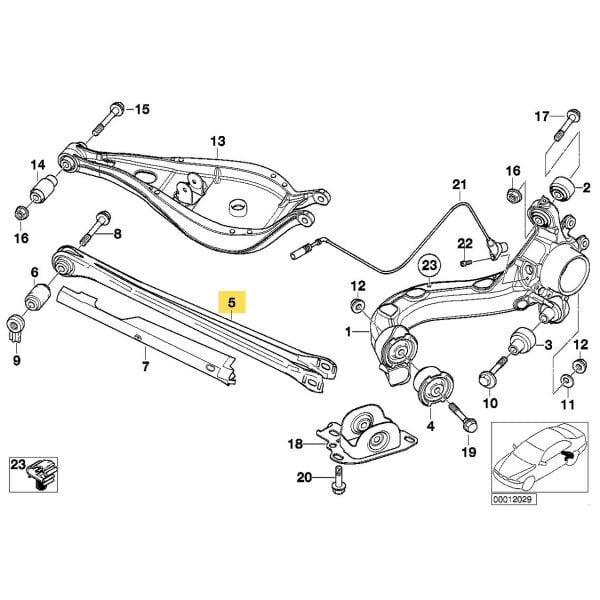 Bmw E36 E46 Arka Salıncak (Maşa Kolu) | Bsg