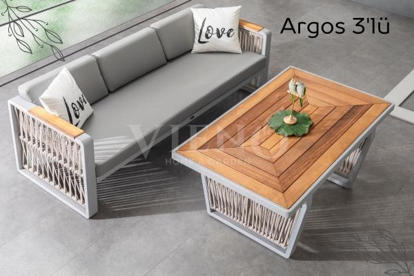 Argos Alüminyum Bahçe Balkon Oturma Grubu