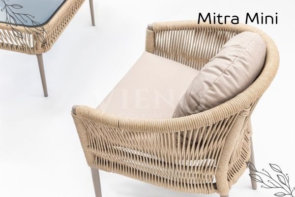 Mitra Mini 2'li Bahçe Balkon Oturma Grubu