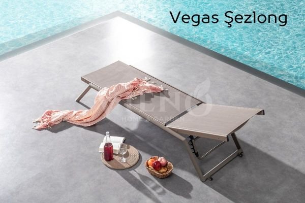 Vegas Alüminyum File Şezlong