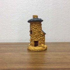 Yuvarlak UzunTaş Ev-Teraryum Minyatürü Sarı