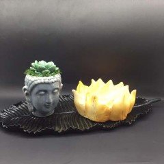 Lotus Çiçeği ve Buddha