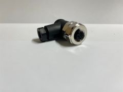 MAOJWEI - M12PG-4D Metrik 12 4 Pin 90° Dişi Konnektör