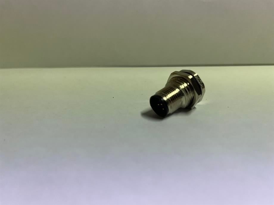 MAOJWEI - M12-5B Metrik 12 5 Pin Önden Somunlu Erkek Konnektör