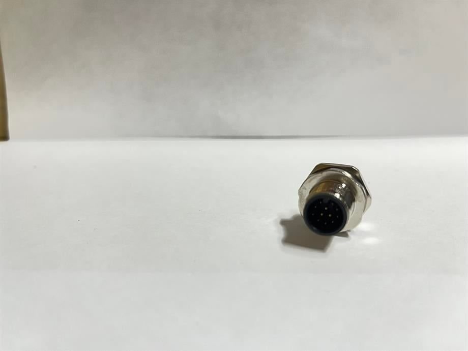 MAOJWEI - M12-12B1 Metrik 12 12 Pin Panel Erkek Konnektör