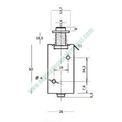 110 VOLT DC İTME ÇEKME SELENOİDİ (UZUN MİLLİ)