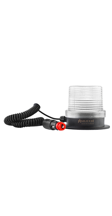 SNT-F915-B-5 12-24V AC/DC MIKNATISLI ÇAKMAK FİŞLİ BUZZERLI ÇAKAR TEPE LAMBASI