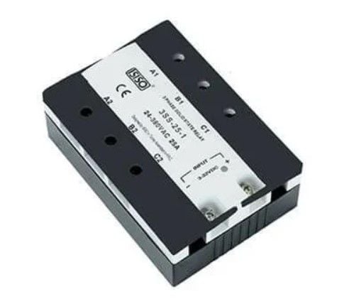 Isıso 3SS-25-1 25A 3-32 VDC 24-380 VAC Trifaze Solid State Relay - SSR