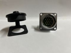 Maojwei - P24-17B IP65 17 Pin Panel Erkek Konnektör