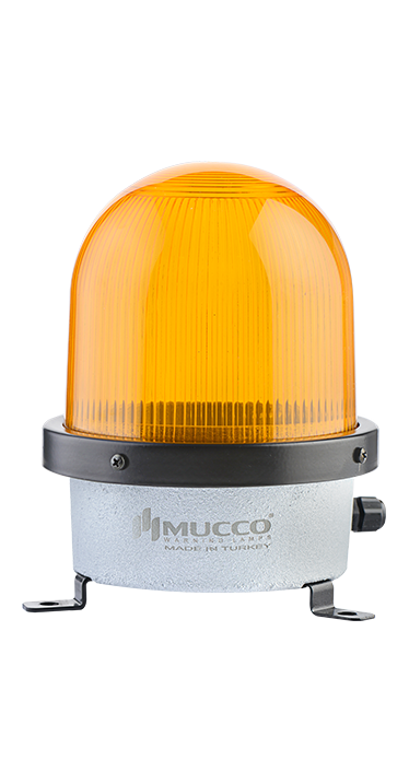 SNT-D12513-B-3 12-24V AC/DC BUZZERLI ÇAKAR DÖKÜM TEPE LAMBASI SARI