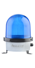 SNT-D12522-B-4 85-260V AC/DC BUZZERLI ÇAKAR DÖKÜM TEPE LAMBASI MAVİ