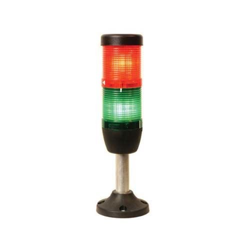 IS53-2T/W-J 220V Sabit, Flașör, Çakar, Döner, Buzzer 220V 2 KAT Ø53 mm Ișıklı Kolon