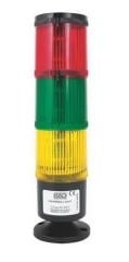 IS53-3T/W-J 220V Sabit, Flașör, Çakar, Döner, Buzzer 220V 3 KAT Ø53 mm Ișıklı Kolon