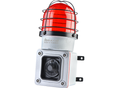 SNT-ES12513-D-1 12-30 VDC 7 SESLİ IŞIKLI DÖKÜM KORNA KIRMIZI