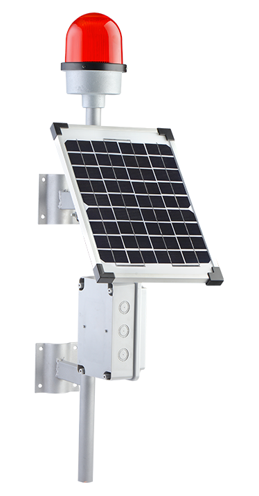 20 WATT SOLAR PANELLİ UÇAK İKAZ LAMBASI