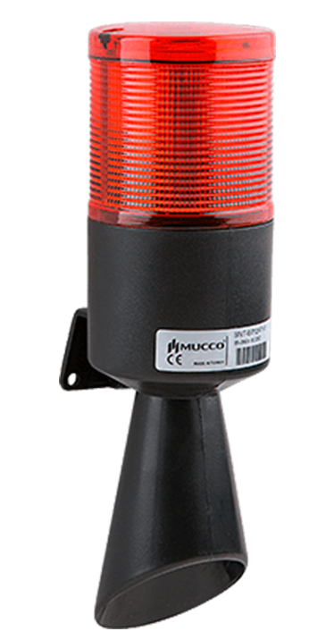 SNT-B7022-F1-1 40-260V AC/DC  FLAŞÖR SABİT BUZZER KURU KONTAK BORULU KORNA