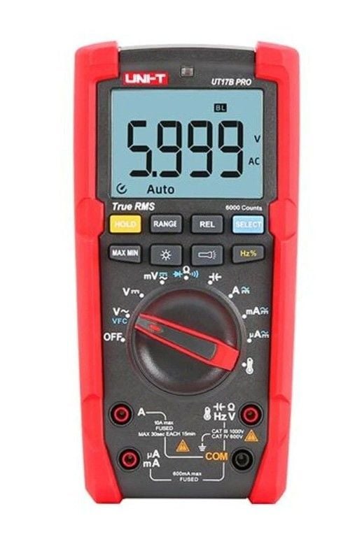 Unit UT17B PRO 1000V True RMS Dijital Multimetre