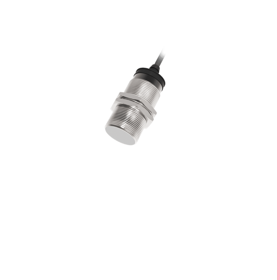 CR30TCF10DPR M30 Düz Kafa PNP 2m Kablolu 10mm Alg. NO+NC Kontak DC 3/4 Kablolu Metal Gövdeli Kapasitif Sensör