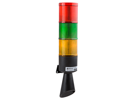 SNT-B7013-F3 12-24V AC/DC FLAŞÖR SABİT BUZZER KURU KONTAK BORULU KORNA