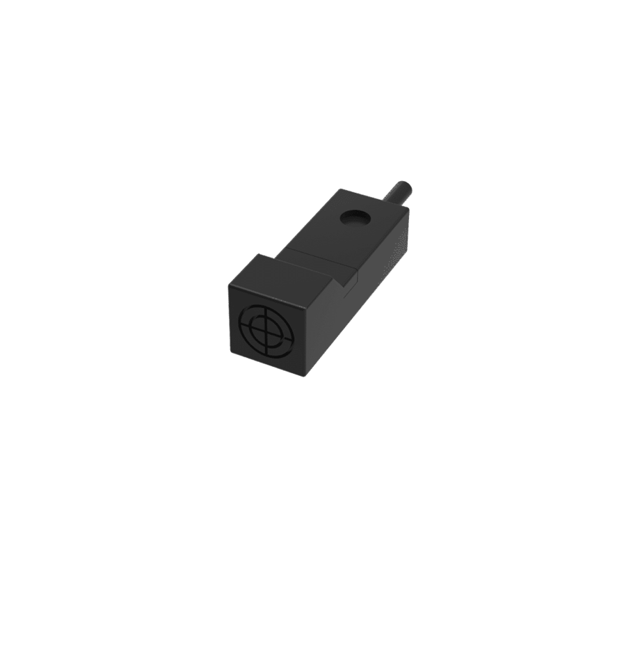 LE09TSN25DPO 8X8X23 Çıkık Kafa PNP 2m Kablolu 2,5mm Alg. NO Kontak DC 3 Kablolu Endüktif Sensör