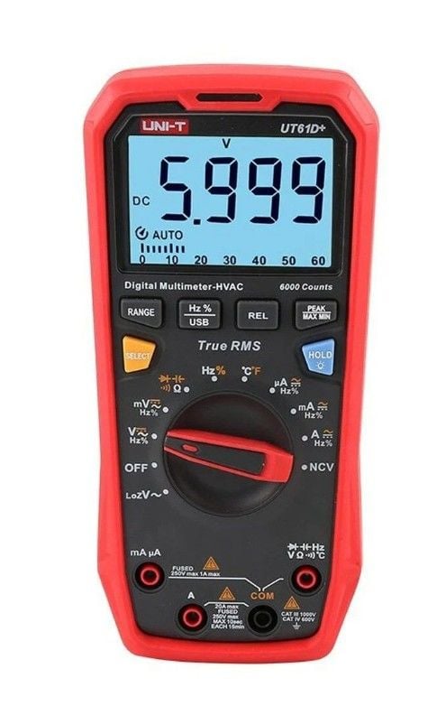 Unit UT61D+ 1000V True Rms Dijital Multimetre